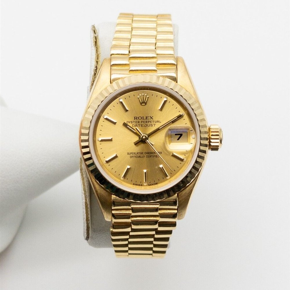 ROLEX 18K GOLD PRESIDENTIAL LADIES WATCH!! RARE! W/ ORIGINAL PAPERS!